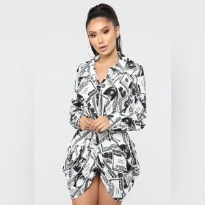 All about the Dollaz mini dress